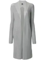 Lorena Antoniazzi Longline Cardigan In Grey