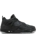 Jordan Air  4 Retro Kaws In Black