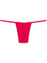 Maison Close Le Petit Secret Open Thong In Red