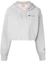 Champion Cropped Sweatshirt In Grey