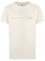 Osklen Agent Print Hemp T-shirt In White