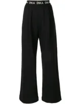 Erika Cavallini Dardo Pull-on Trousers In Black