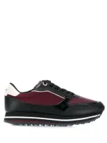 Tommy Hilfiger Retro Branded Sneakers In Black