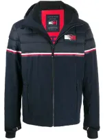 Rossignol X Tommy Hilfiger Logo Padded Jacket In Blue