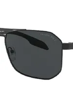 Prada Ps 51vs Dg0 5z1 Navigator Polarized Sunglasses In Polar Grey