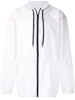 Osklen Oversized Windbreaker In White