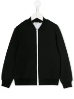 Kenzo Kids' Back Logo Bomber Jacket In Black