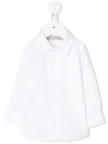 La Stupenderia Babies' Longsleeved Buttoned Shirt In White