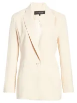 Endless Rose Tailored Single Button Blazer In Ivory