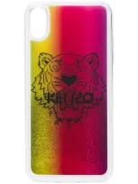 Kenzo Tiger Print Glittered Iphone Xs Max Case In Multi