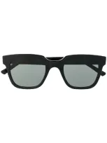 Retrosuperfuture Square Frame Tinted Sunglasses In Black