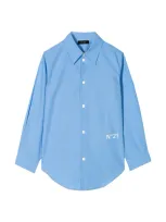 N°21 Light Blue Shirt N ° 21 Kids In Unica