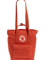 Fjall Raven Kånken Tote Backpack In Rowan Red