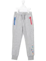 Little Marc Jacobs Kids' Logo-print Track Pants In Grey