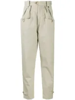 Isabel Marant Étoile Pulcie High-waisted Trousers In Neutrals