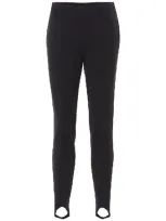 Bogner Elaine Stirrup-cuff Soft-shell Ski Trousers In Black