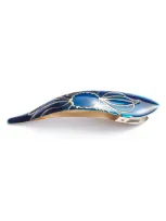 Ficcare Maximas Lotus Hair Clip In Royal Blue