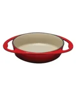 Le Creuset 2-quart Heritage Cast Iron Tart Dish In Cerise