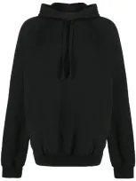 Haider Ackermann Text-print Hooded Sweatshirt In Black