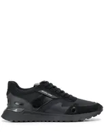 Michael Michael Kors Miles Panelled Low-top Sneakers In Black