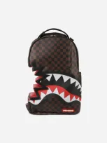 Sprayground Shark Bite Backpack In Black, Brown