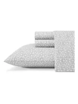 Marimekko Pikkuinen Unikko Floral Sheet Set In Grey