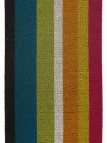 Chilewich Stripe Low Pile Indoor/outdoor Floor Mat In Multi