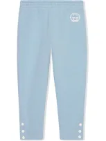 Gucci Kids' Logo-print Track Pants In Blue