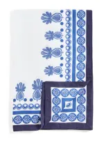 La Doublej Large Tablecloth In Big Pineapple Blu (pla)