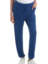 Everly Grey Carmen Jersey Maternity Joggers In Blue