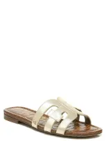 Sam Edelman Women's Bay Slide Sandals In Gold