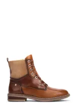 Pikolinos Aldaya Water Repellent Combat Boot In Brandy