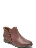 Rockport Cobb Hill Crosbie Bootie In Red