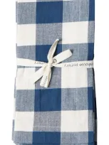 Farmhouse Pottery Farmer's Gingham Napkin, Set Of 4 In Navy