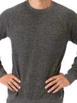 Threads 4 Thought Raglan Sweatshirt In Heather Black