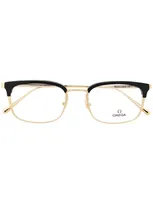 Omega Eyewear Two-tone Square-frame Optical Glasses