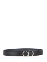 Dior Homme Cd Plaque Reversible Belt In Multi