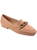 Journee Collection Cordell Rolo Link Loafer In Taupe