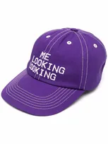 Etudes Studio Booster Ms Organic Cotton Cap In Purple