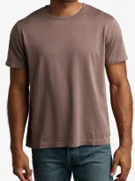 Rowan Asher Standard Cotton T-shirt In Red Rock