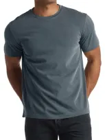 Rowan Asher Standard Cotton T-shirt In Slate