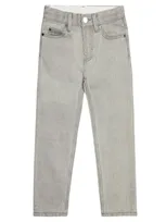 Stella Mccartney Kids' Straight Jeans In Grey