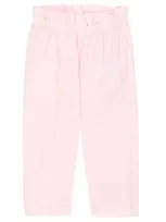 Bonpoint Baby Luciole Denim Pants In Pale Pink