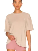 Wellbeing + Beingwell Wilder Oversized Tee In Tan