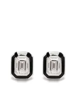 Selim Mouzannar 18kt White Gold Mina Diamond Earrings In Silver