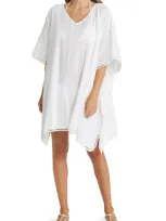 Sea Level Heatwave Cover-up Caftan In White