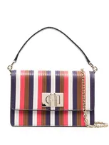 Furla 1927 Stripe-detail Bag In Multi