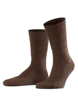 Falke Men's Walkie Light Sport Spirit Wool-blend Socks In Dark Brown