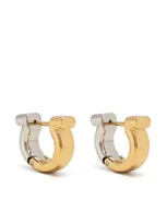 Ferragamo Gancini Earrings In Gold