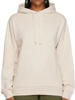 Baserange Beige Organic Cotton Hoodie In Undyed